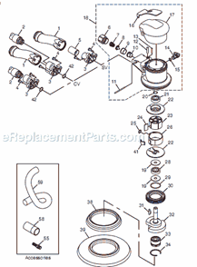 Page A Diagram and Parts List for CP7250SV 8941072502 Chicago Pneumatic Sander
